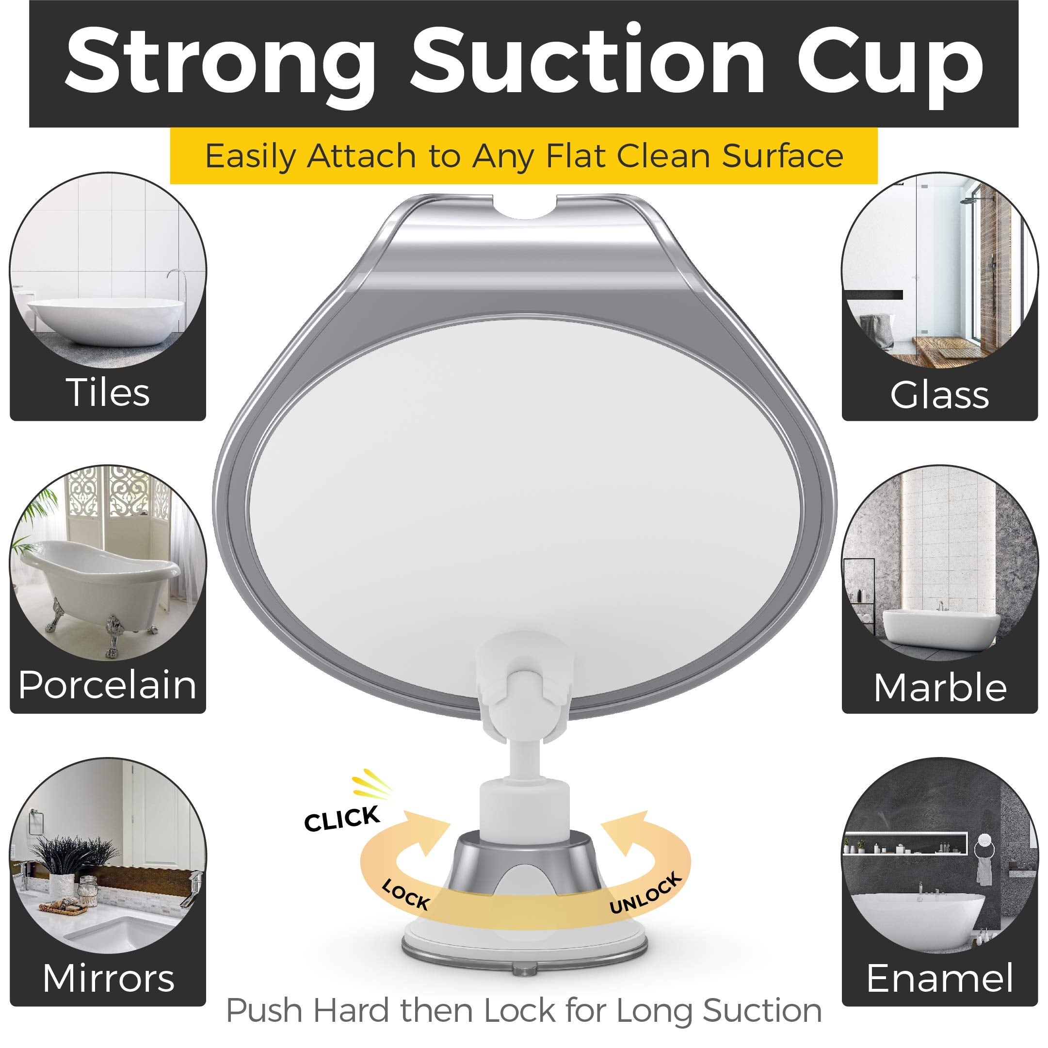 HoneyBULL durable acrylic construction withstands humid bathroom environments