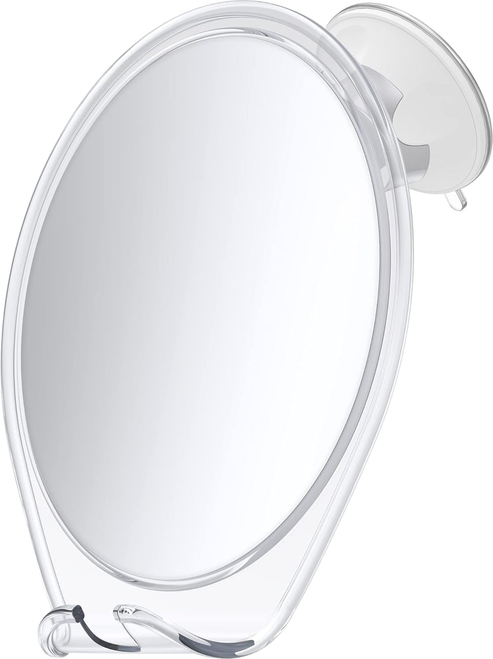 HONEYBULL fogless mirror with suction mount in bathroom for fog-free shave
