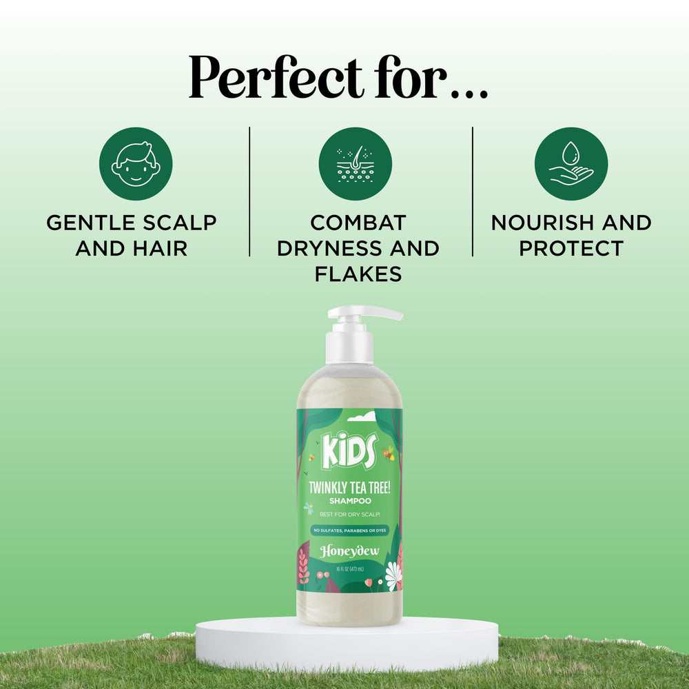 HONEYDEW Kids Shampoo kid-friendly packaging supports easy application