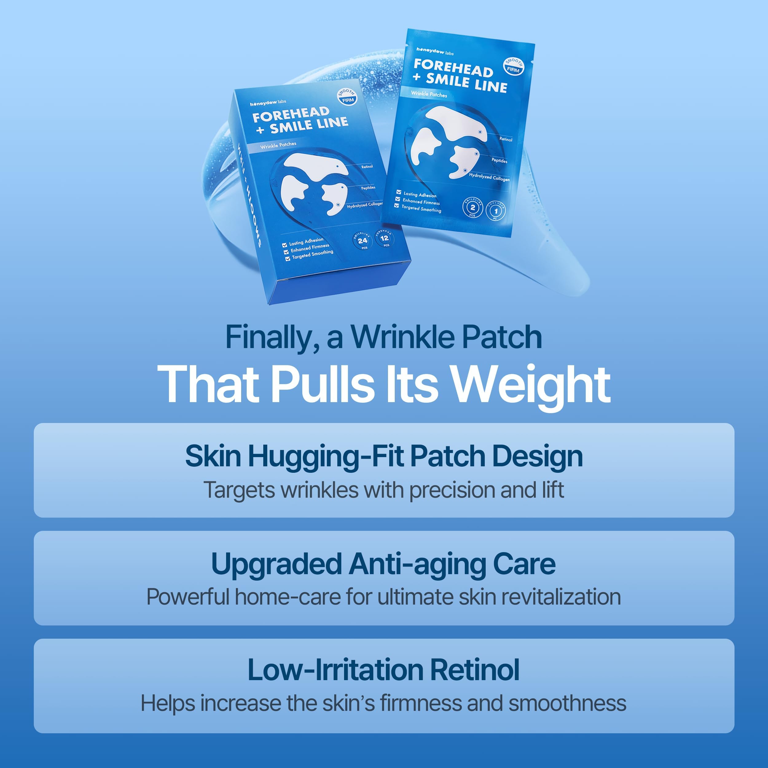 Honeydew Labs vegan cruelty-free patch set displayed for gentle skin care