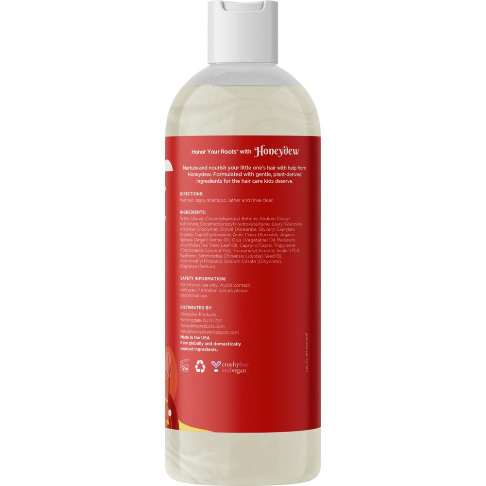 Honeydew Nourishing Kids Shampoo jojoba oil and keratin for hydrated hair.