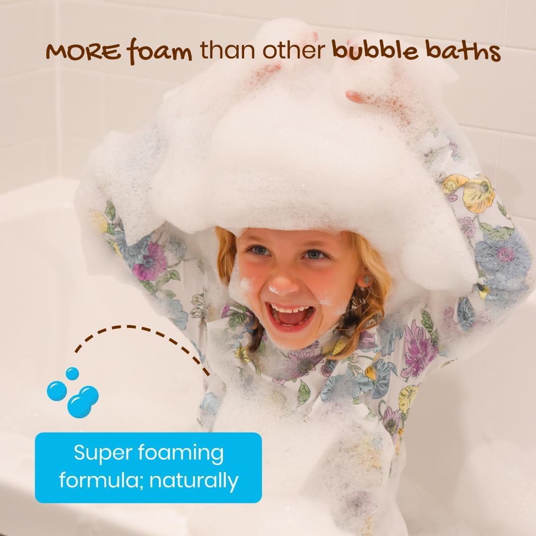 Honeysticks bubble bath is free from SLS and parabens