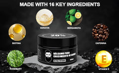 HONGMENG Apollo natural oil ingredients highlight nourishing beard-care routine.