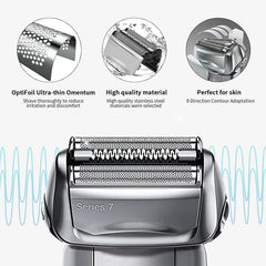 HONGNAL Series 7 tooth-comb design close-up guiding whiskers efficiently.