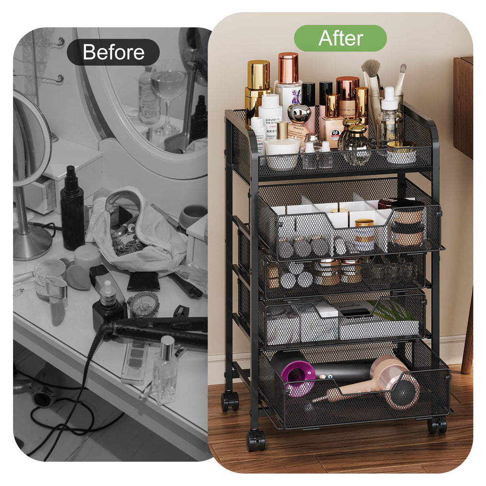 Hongtamoya makeup cart assembled quickly with clear instructions