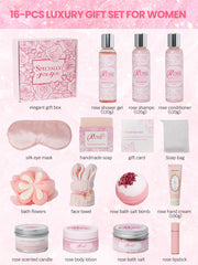 honiitaa rose shower gel bottle offering refreshing cleansing with rose-derived nourishment
