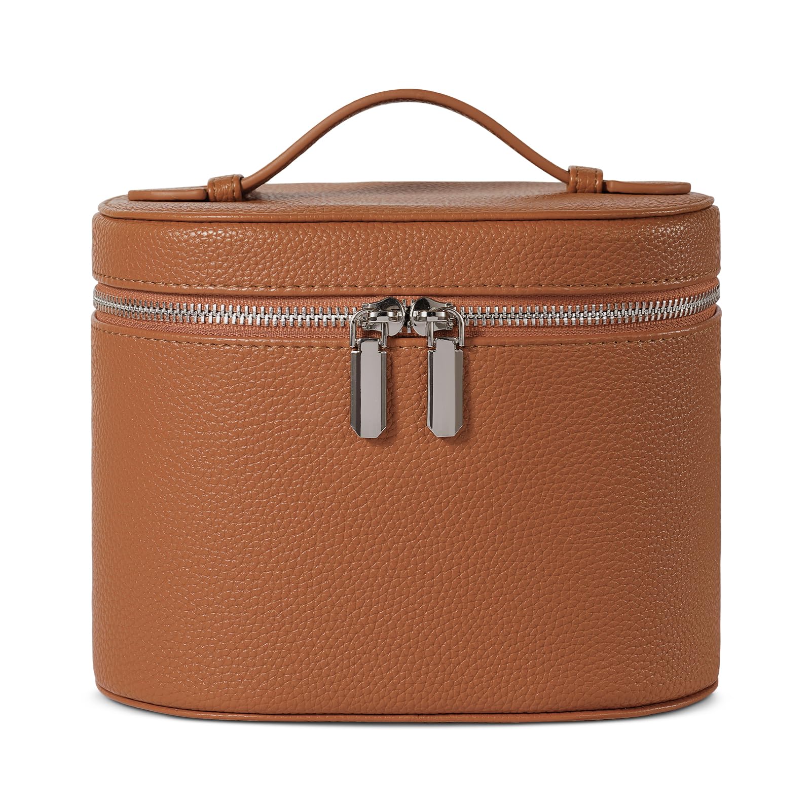Honitty makeup bag compartments inside provide organized storage for cosmetics on the go