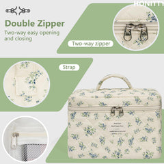 Honitty upgraded zipper keeps contents secure during travel