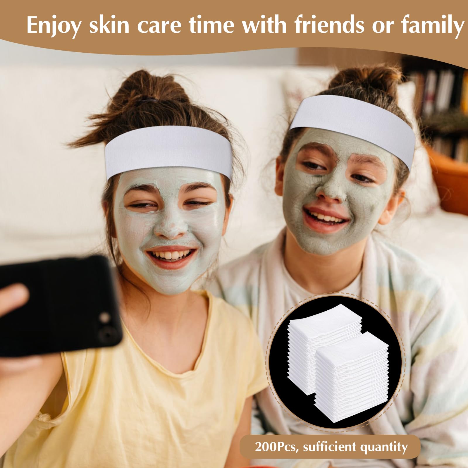 HONLYNE disposable hairband sealed-hygiene emphasizes single-use convenience.
