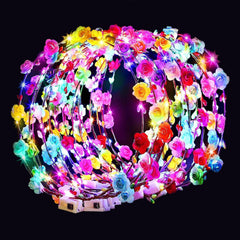 HONLYNE LED flower crown glow for weddings and festive ceremonies.
