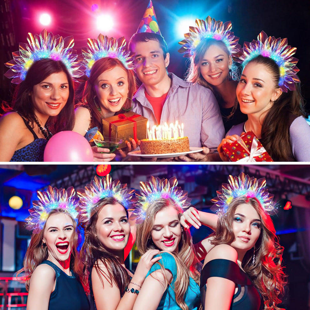 HONLYNE LED headband three modes for versatile looks.