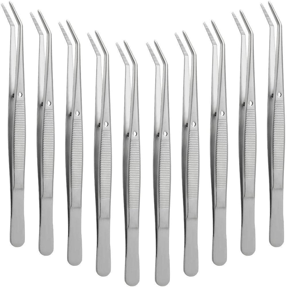 Honoson curved-tip tweezers in hand show precise control for crafting tasks.