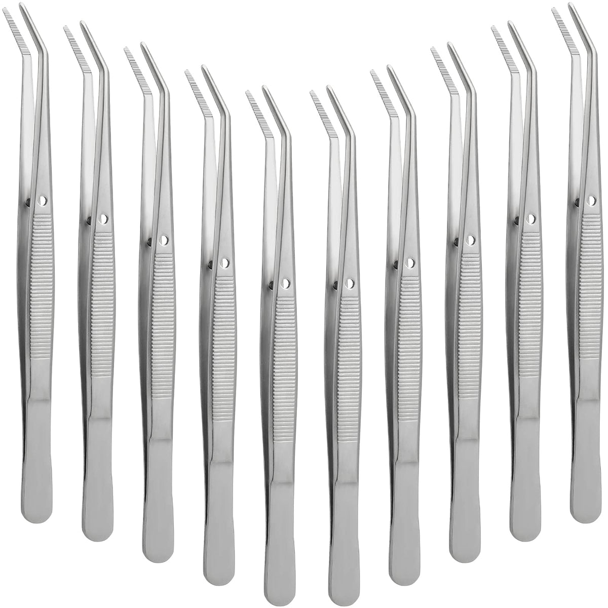 Honoson curved-tip tweezers in hand show precise control for crafting tasks.