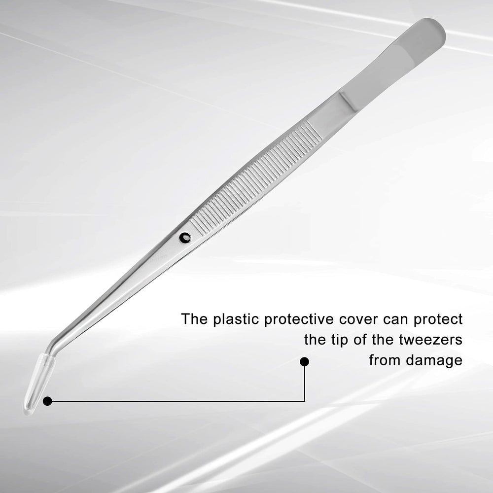 Honoson stainless-steel tweezers in workshop setting for electronics and crafts.