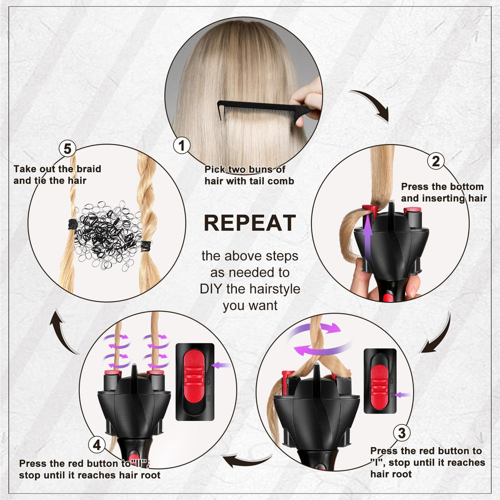 Honoson tail comb for hair-picking, prep before tangling for smoother results