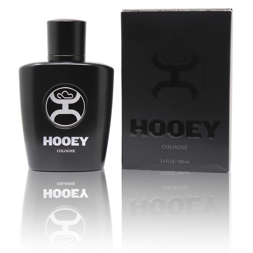 HOOEY men's cologne bergamot-lemon notes bottle for daily fresh confidence.