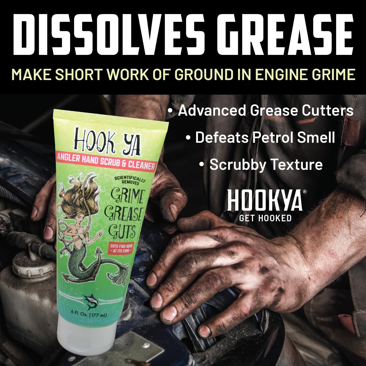 Hook Ya lemon scent provides fresh aroma without overpowering fragrance.
