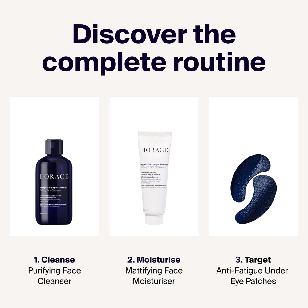 Horace patch after-use skin feels nourished and refreshed.