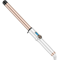 Hoson 1-inch extra-long barrel curling wand close-up for faster, fuller curls