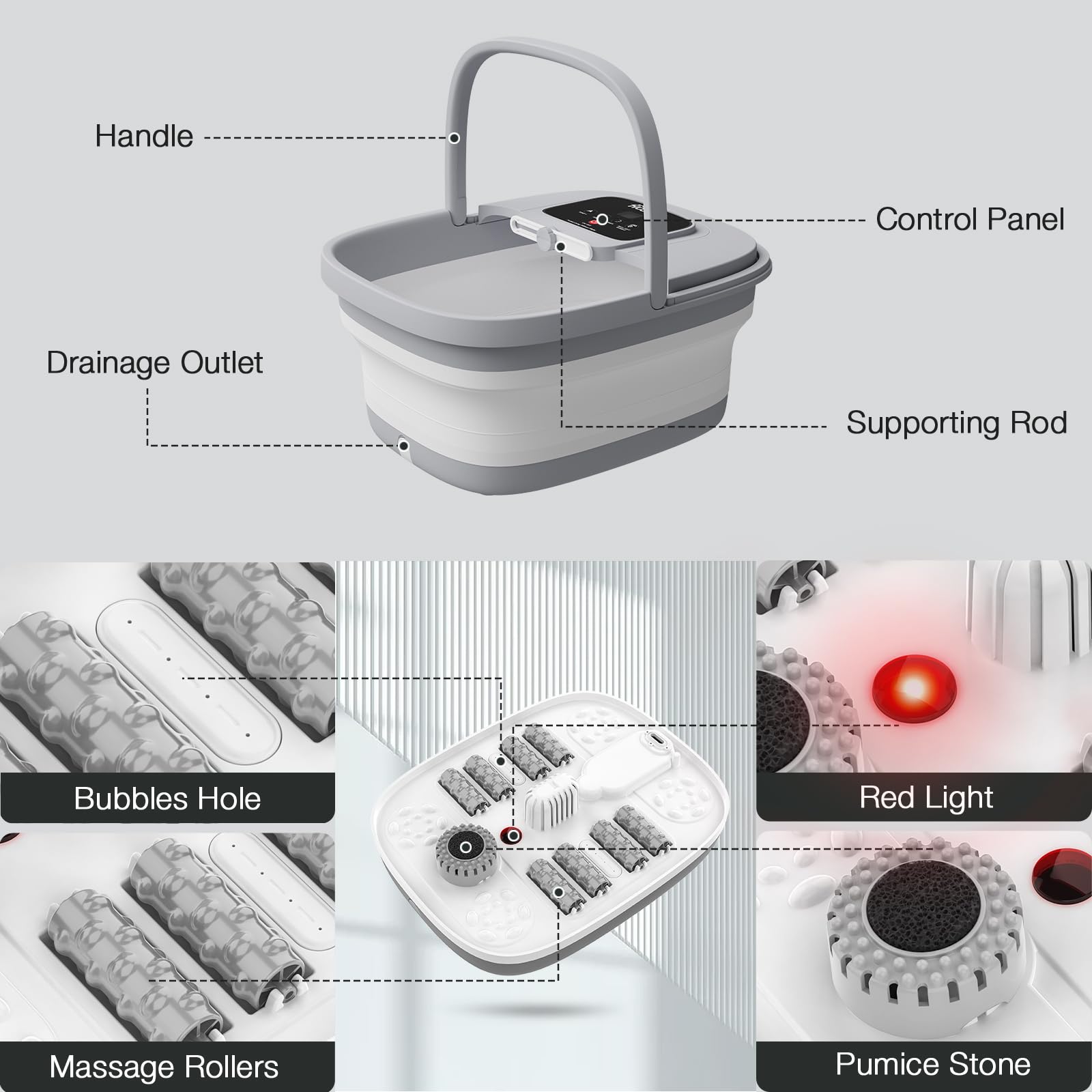 HOSPAN collapsible design stores compactly for small-space setups.