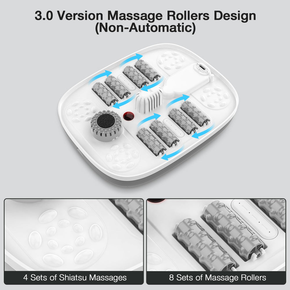 HOSPAN foot spa with red-light therapy for calm, spa-like relief.