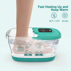HOSPAN FS01A intelligent temperature control maintains warm water throughout soaking