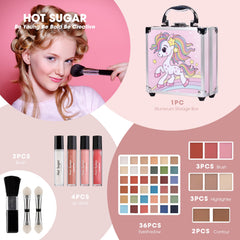 Hot Sugar 36-shade eyeshadow palette with vibrant color options for playful looks.