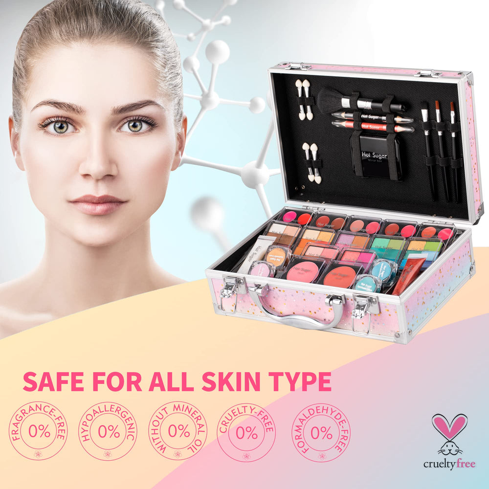 Hot Sugar eight brush set offers precise application for eyes and lips