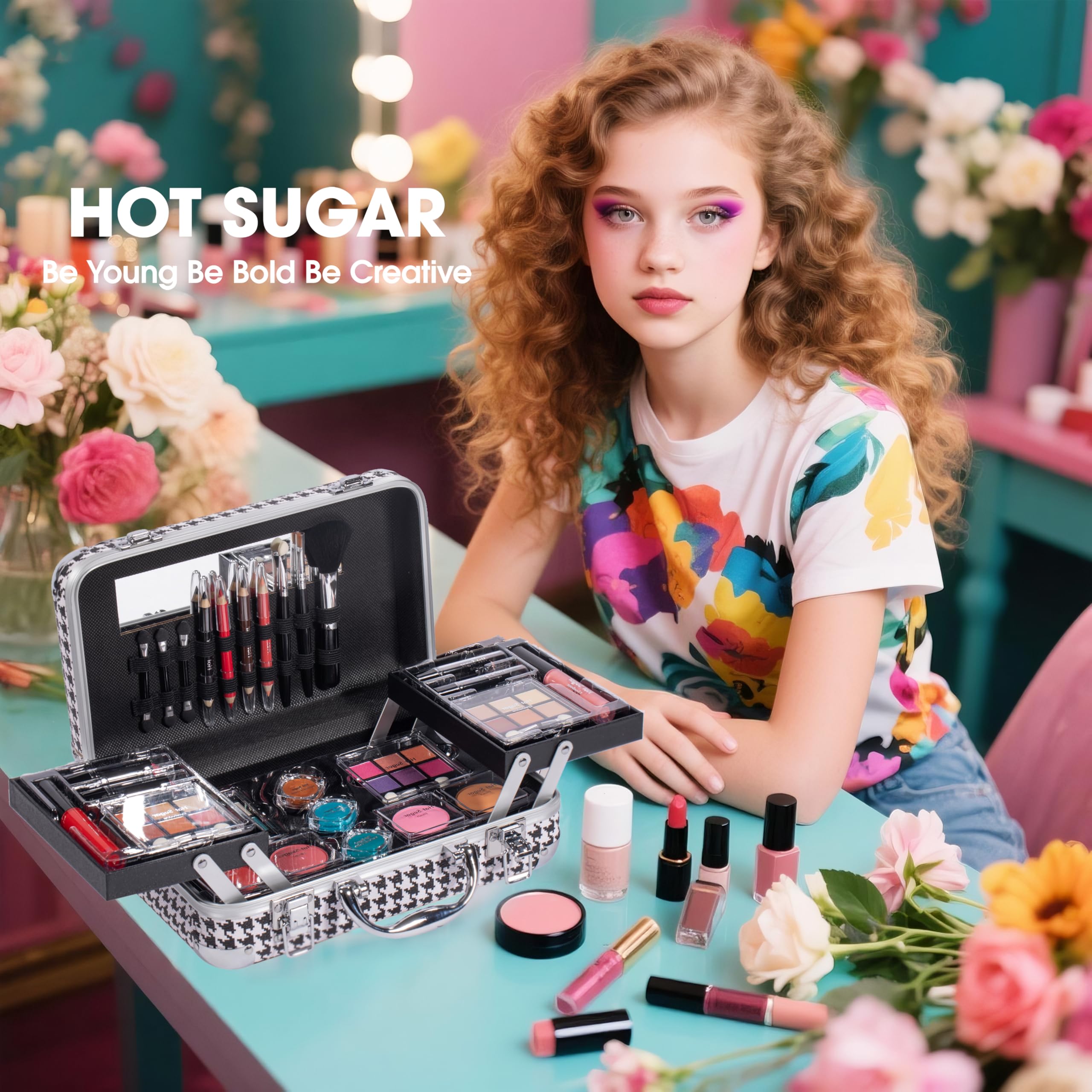 Hot Sugar eye-shadow collection delivers color variety for creative looks.