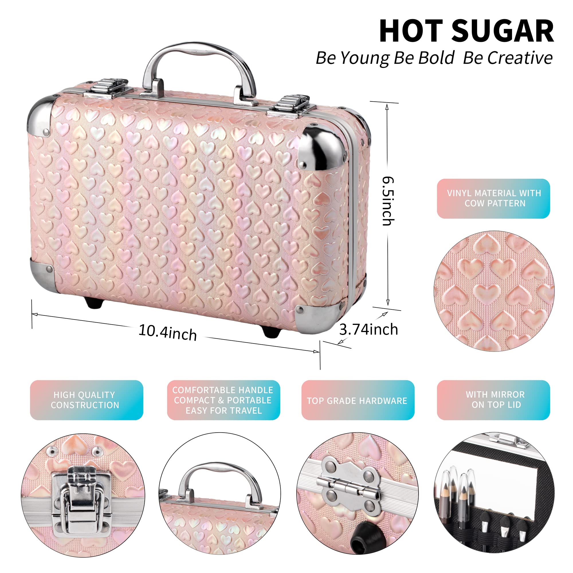 Hot Sugar eye-shadow palette colorful matte and shimmer shades for versatile looks