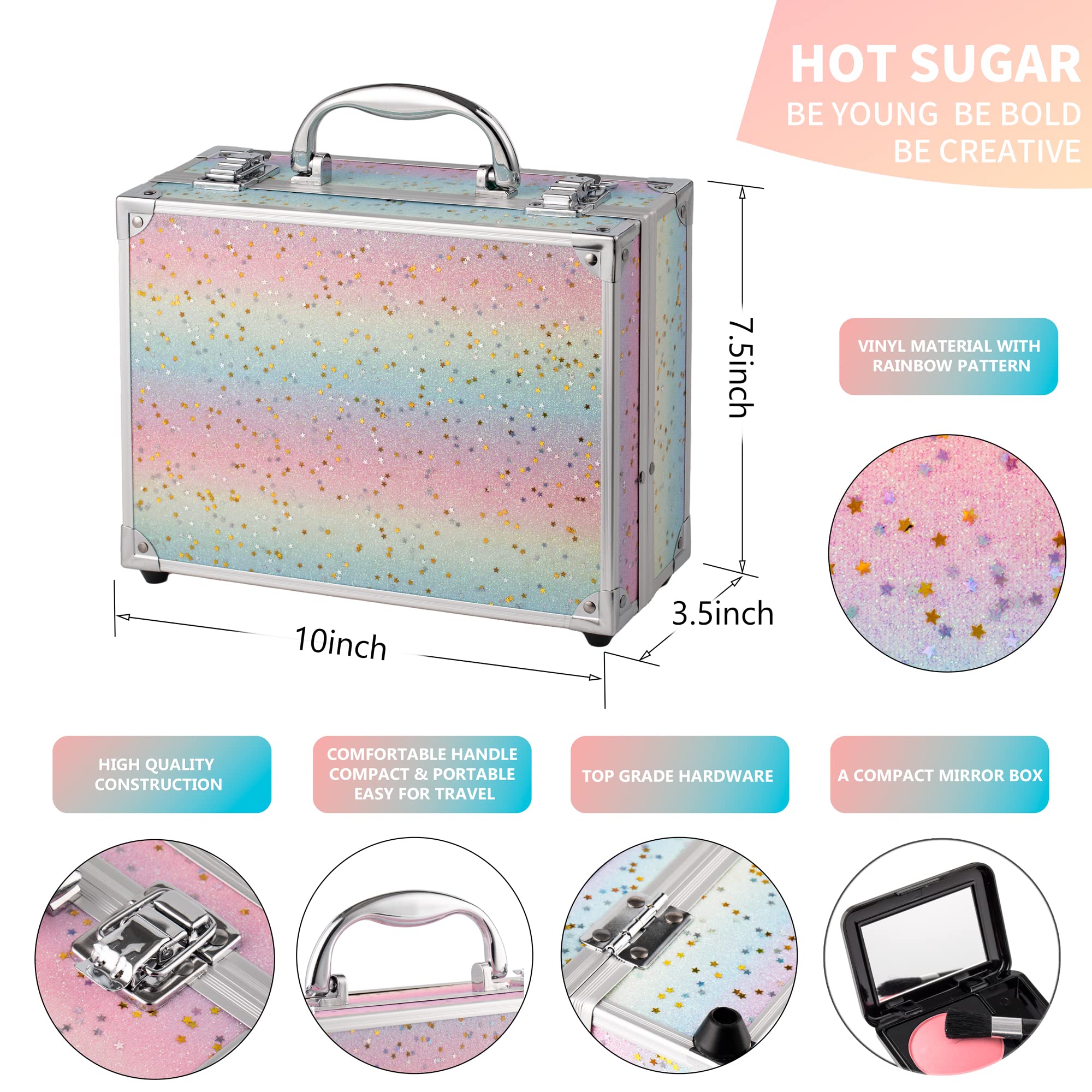 Hot Sugar eyeshadow palette swatches reveal rich, pigmented shades ideal for creative makeup looks.