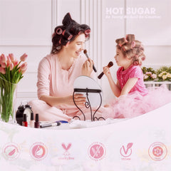 Hot Sugar lip gloss collection offering shiny, age-appropriate color for daily wear.