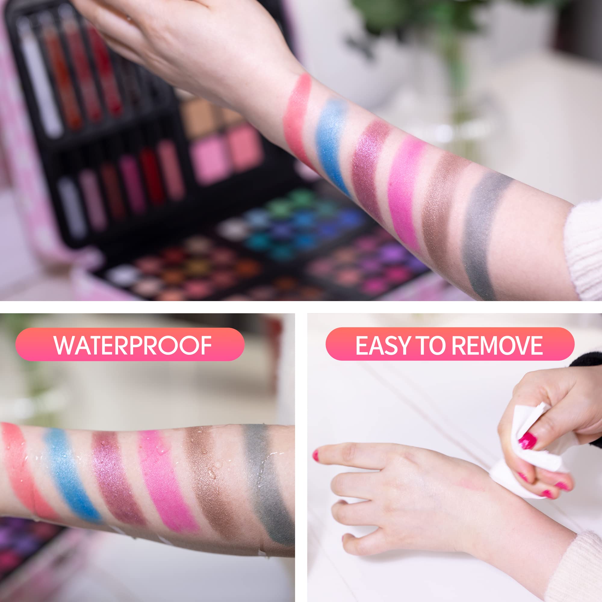 Hot Sugar makeup kit blushes and highlighters for natural glow and radiant finish.
