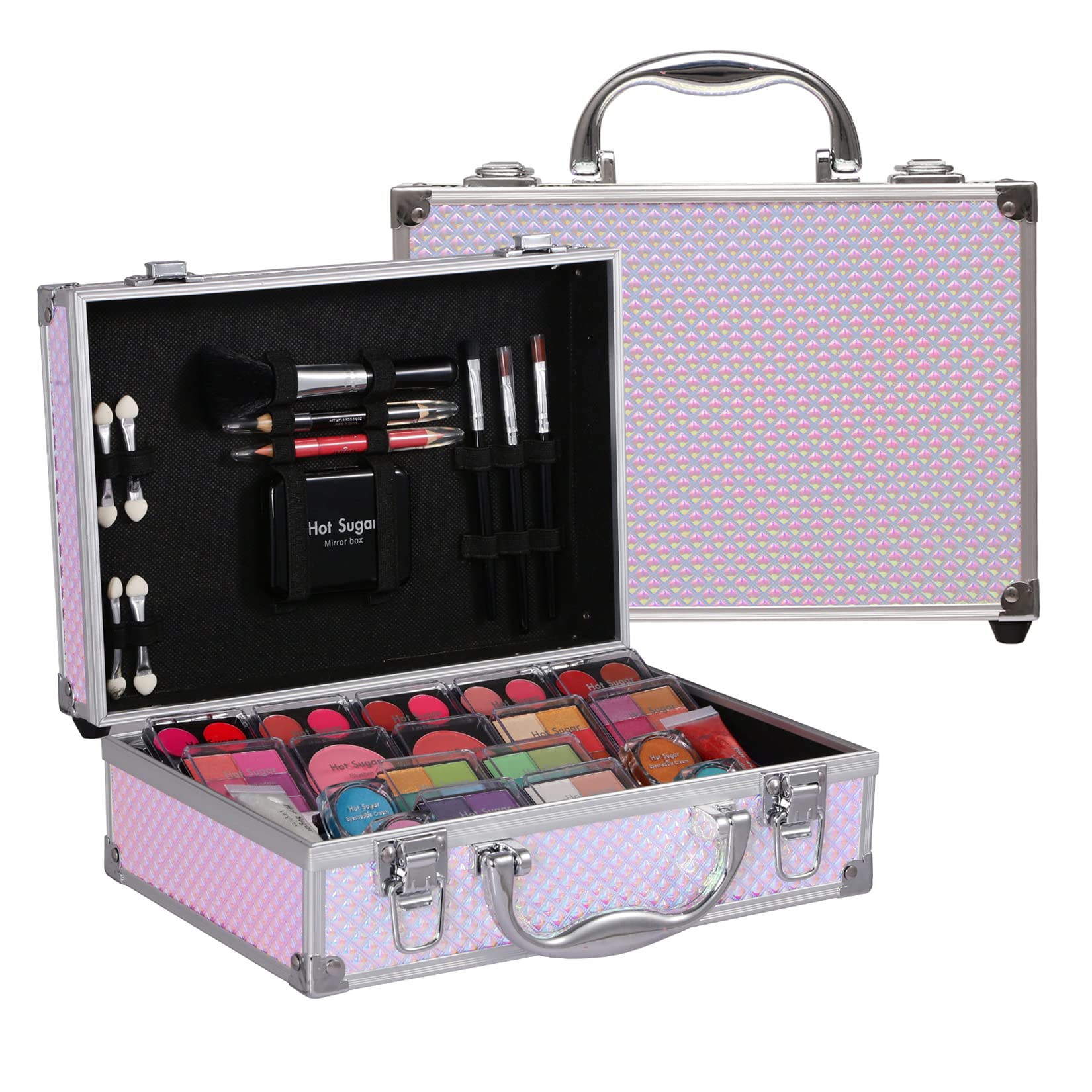 Hot Sugar makeup kit cover with mermaid glitter case for protection