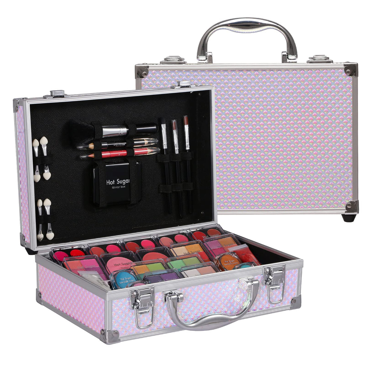 Hot Sugar makeup kit cover with mermaid glitter case for protection