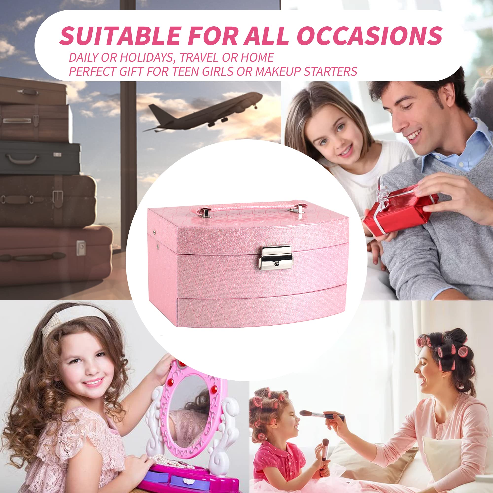 Hot Sugar gift-ready makeup train case perfect for birthdays.
