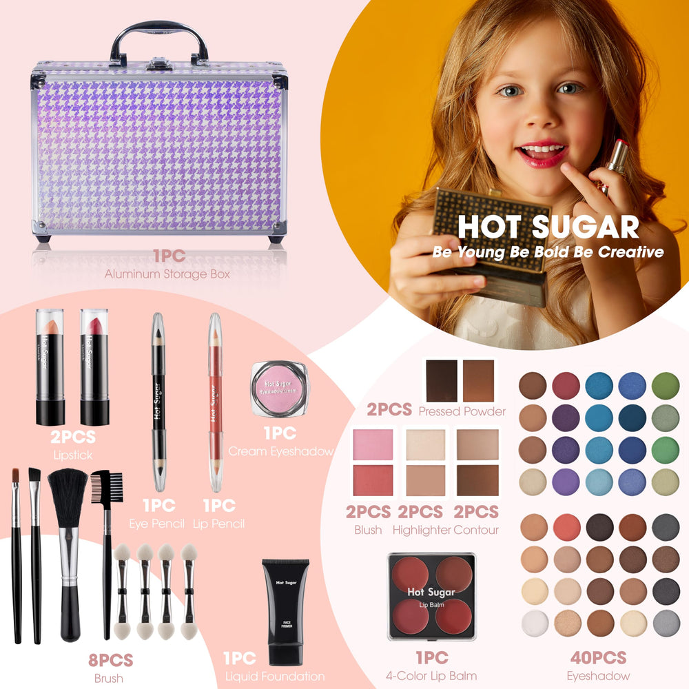 Hot Sugar four-color lip balm set adds buildable, kid-friendly color.