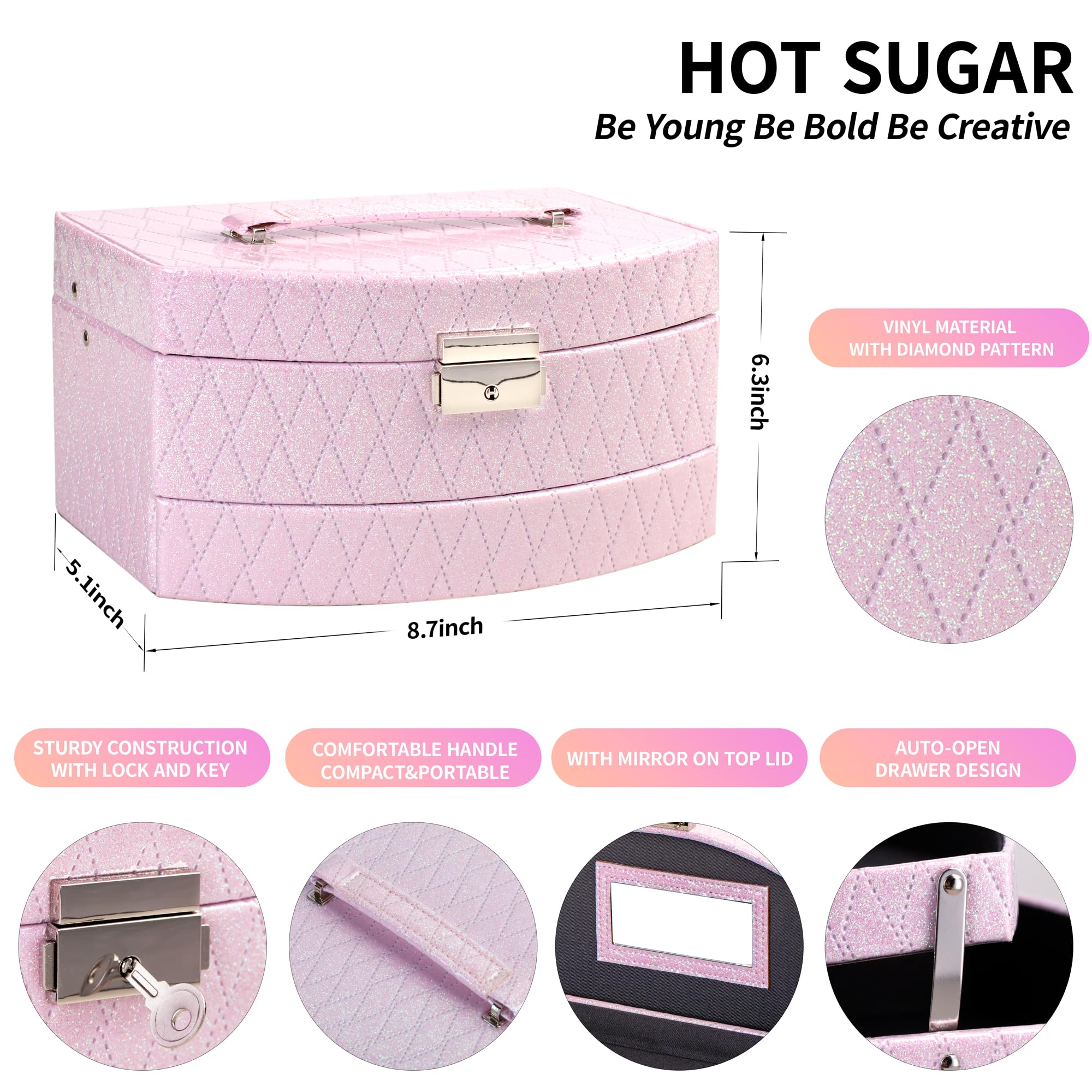 Hot Sugar lip glosses add subtle shine for everyday wear.