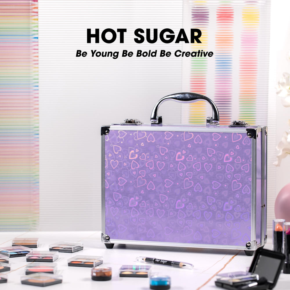 Hot Sugar tools and mirrors included for quick makeup on the go
