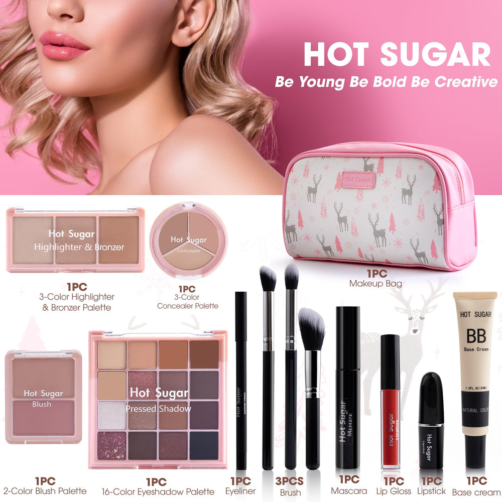 Hot Sugar highlighter and bronzer palette adds radiance and contour possibilities