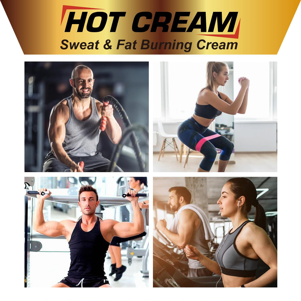 Hot Sweat Cream 2Pack packaging inside emphasizes value and savings