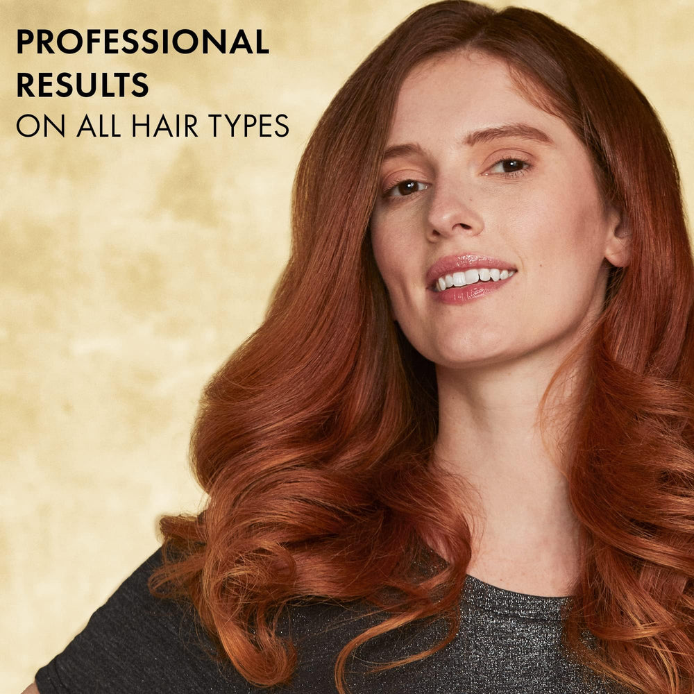 Hot Tools 24K gold curling iron handle shot highlights ergonomic grip for precise styling.