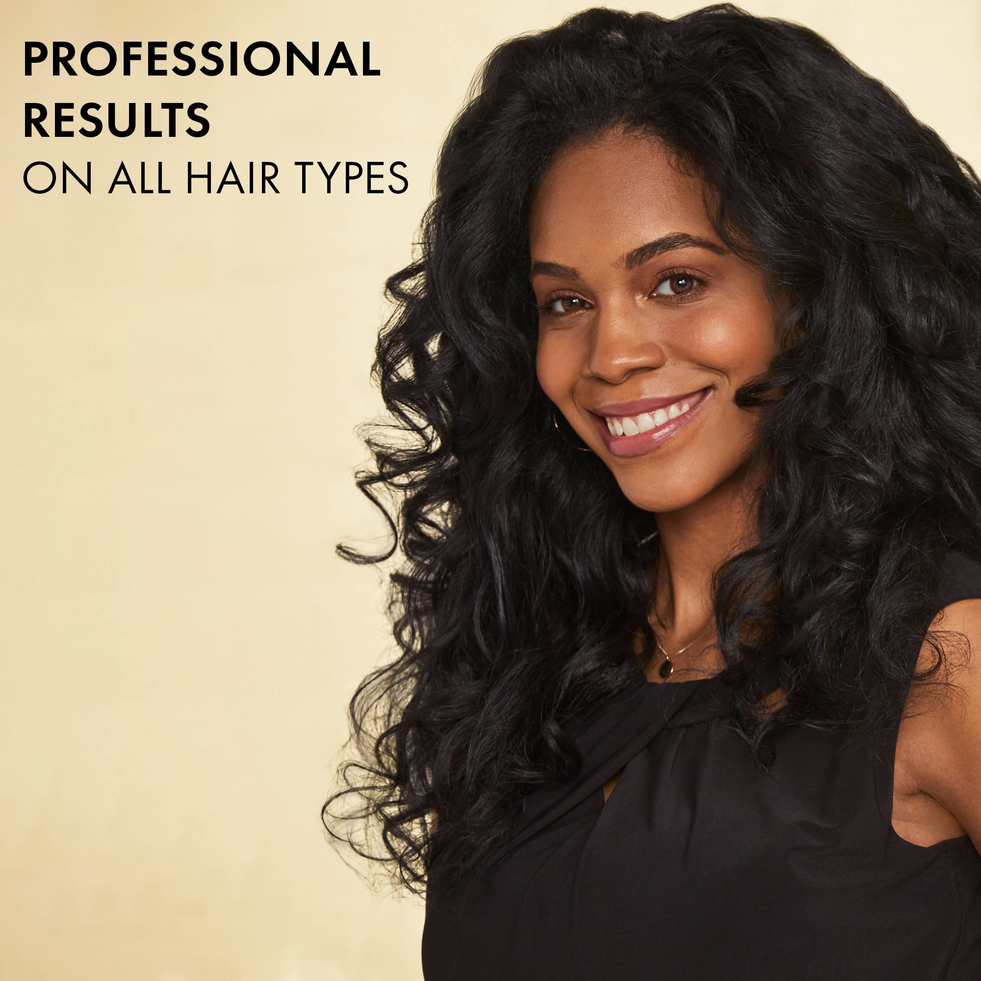 Hot Tools 24K Gold curling iron barrel close-up showing even heat distribution for consistent curls