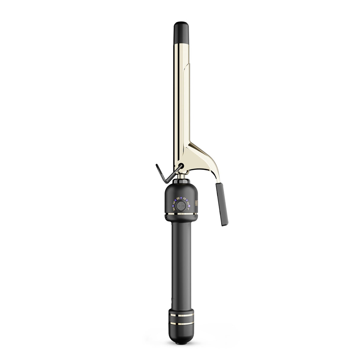 HOT TOOLS 24K Gold extended-barrel curling-iron in hand for long-lasting defined curls