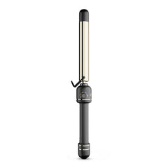 HOT TOOLS 24K Gold Extended Barrel Curling Wand front view with smooth, lasting curls