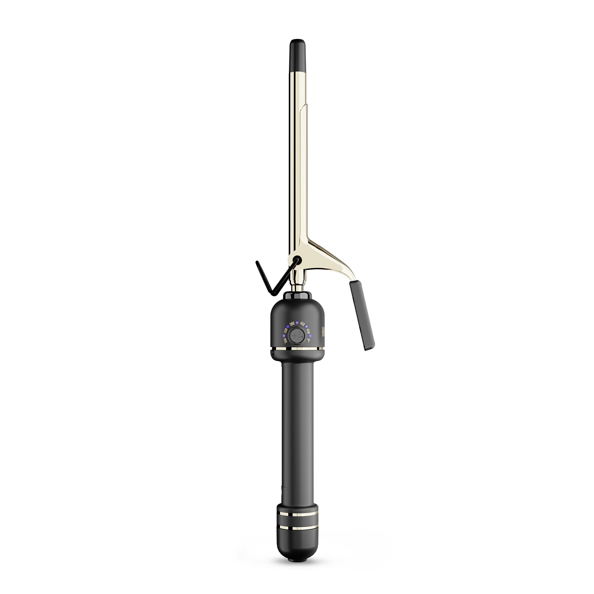 HOT TOOLS 24K Gold half-inch extended-barrel curling iron for long-lasting defined curls.