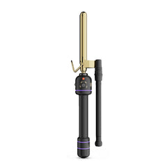 HOT TOOLS PRO ARTIST 24K GOLD MARCEL IRON barrel closeup for defined curls