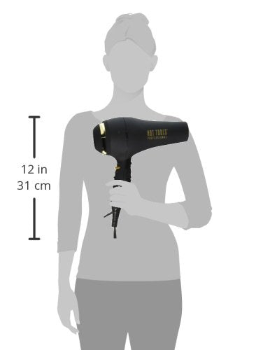 Hot Tools Pro Artist Black Gold 2100 Turbo dryer lightweight design for easy handling