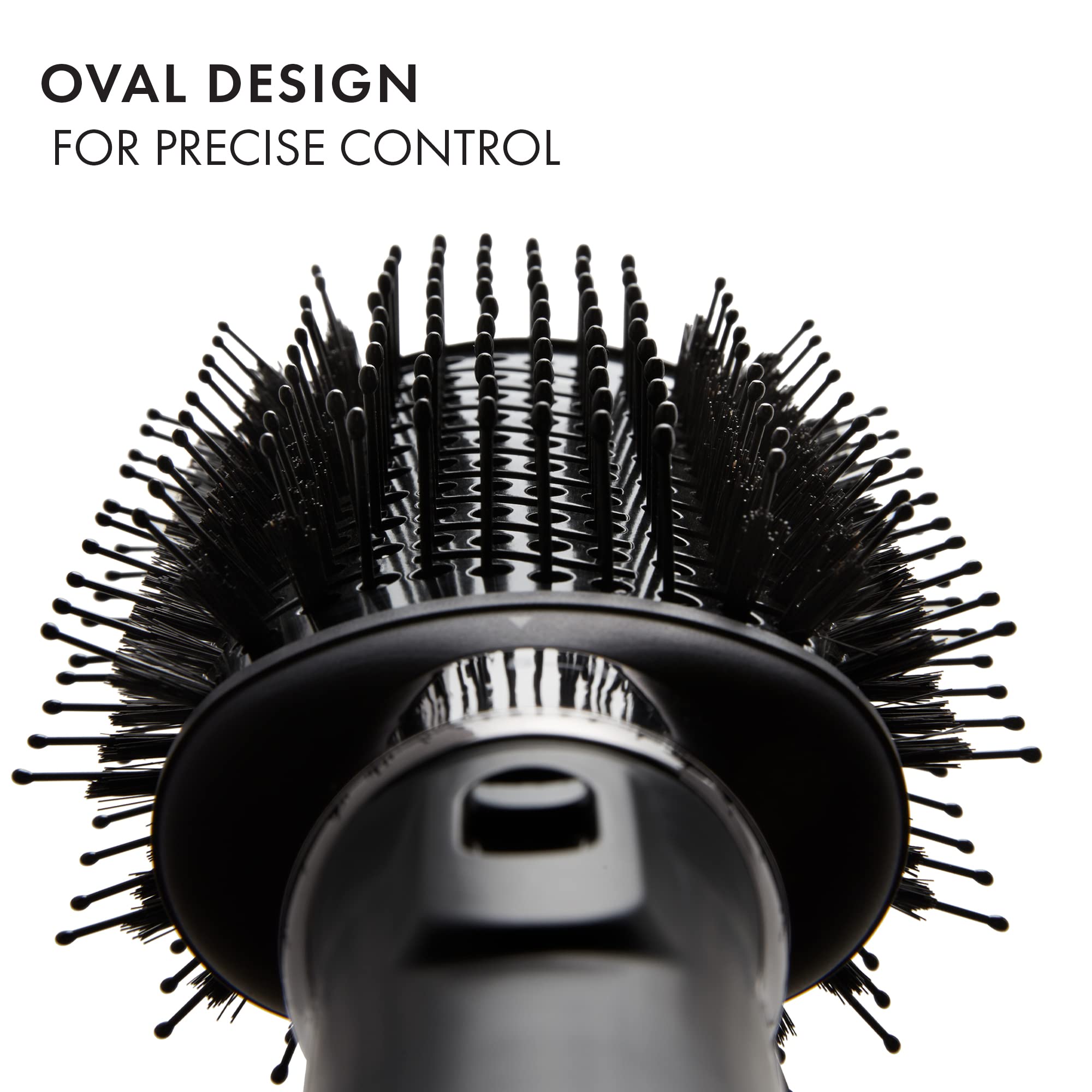 Hot Tools Pro Artist Black Gold boartech bristles aiding gentle detangling and smoothing.