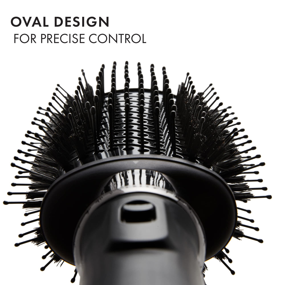 Hot Tools Pro Artist Black Gold boartech bristles aiding gentle detangling and smoothing.